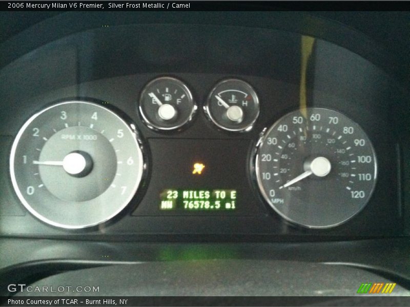 Silver Frost Metallic / Camel 2006 Mercury Milan V6 Premier