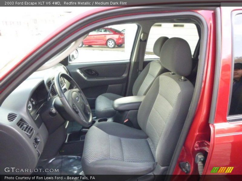 Redfire Metallic / Medium Dark Flint 2003 Ford Escape XLT V6 4WD