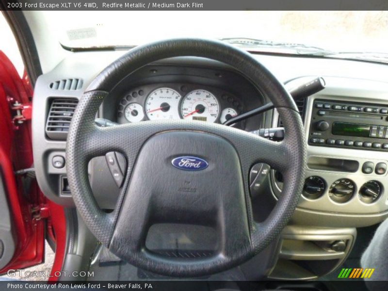 Redfire Metallic / Medium Dark Flint 2003 Ford Escape XLT V6 4WD