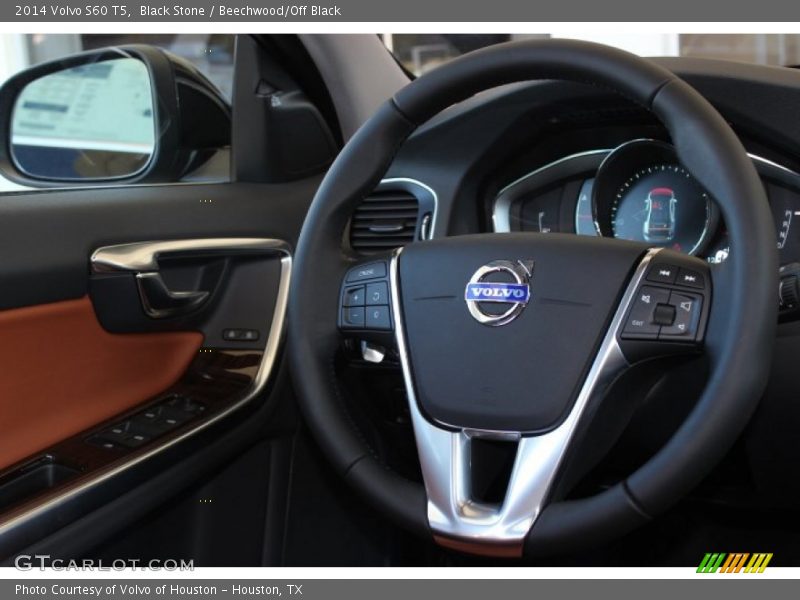 Black Stone / Beechwood/Off Black 2014 Volvo S60 T5