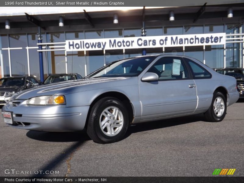 Silver Frost Metallic / Medium Graphite 1996 Ford Thunderbird LX