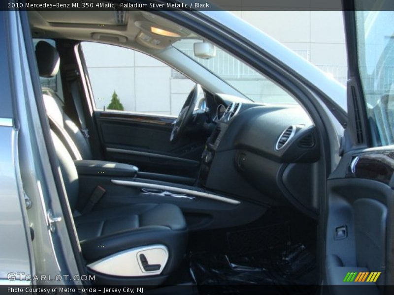 Palladium Silver Metallic / Black 2010 Mercedes-Benz ML 350 4Matic