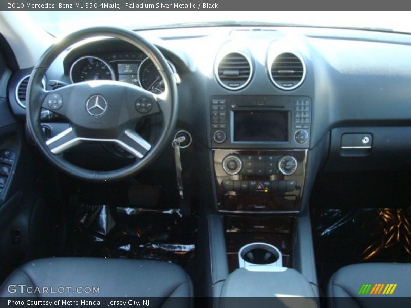 Palladium Silver Metallic / Black 2010 Mercedes-Benz ML 350 4Matic