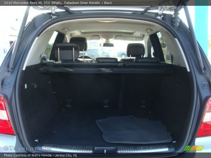 Palladium Silver Metallic / Black 2010 Mercedes-Benz ML 350 4Matic
