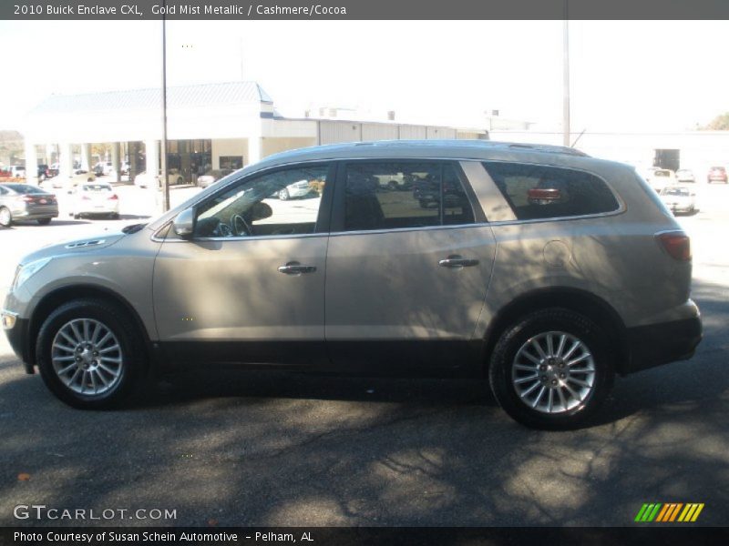 Gold Mist Metallic / Cashmere/Cocoa 2010 Buick Enclave CXL
