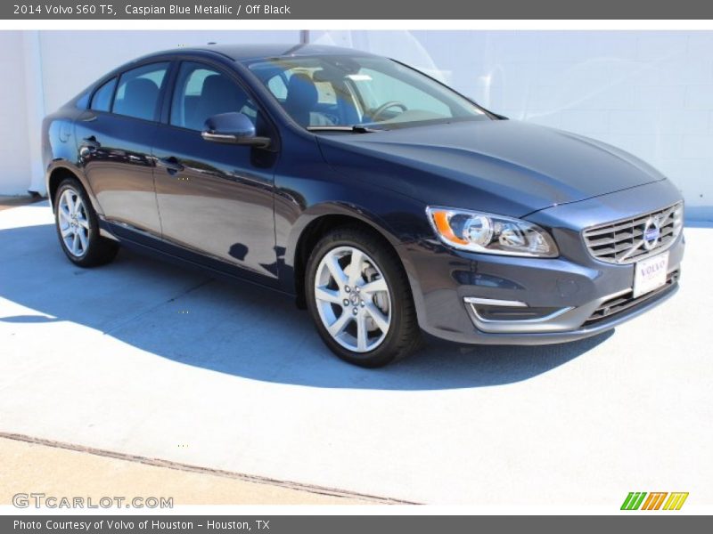 Caspian Blue Metallic / Off Black 2014 Volvo S60 T5