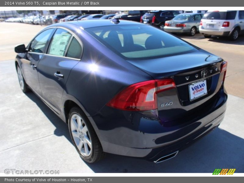 Caspian Blue Metallic / Off Black 2014 Volvo S60 T5
