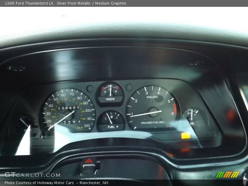 Silver Frost Metallic / Medium Graphite 1996 Ford Thunderbird LX