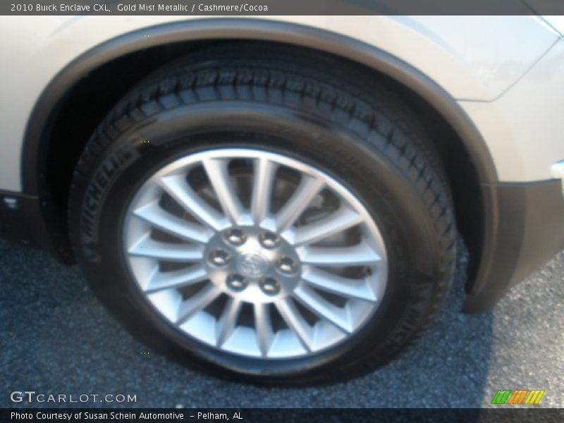 Gold Mist Metallic / Cashmere/Cocoa 2010 Buick Enclave CXL
