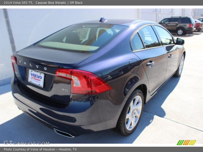 Caspian Blue Metallic / Off Black 2014 Volvo S60 T5