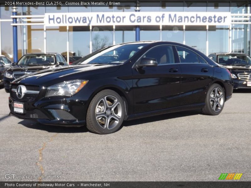 Cosmos Black Metallic / Brown 2014 Mercedes-Benz CLA 250