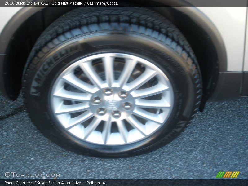 Gold Mist Metallic / Cashmere/Cocoa 2010 Buick Enclave CXL