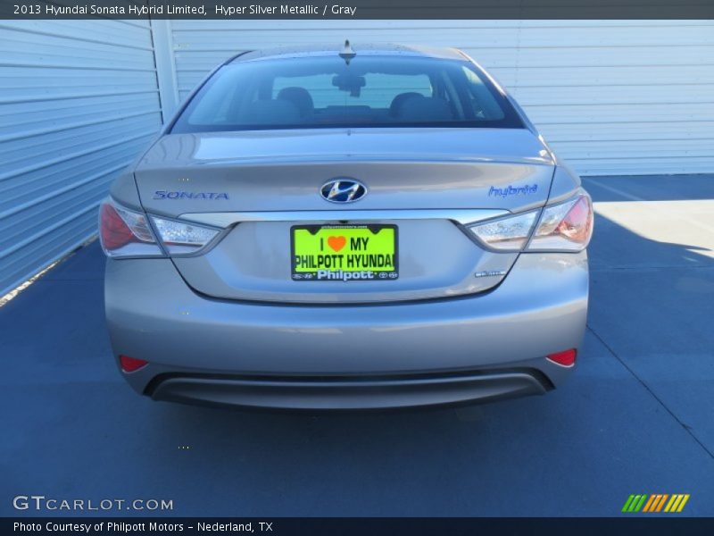 Hyper Silver Metallic / Gray 2013 Hyundai Sonata Hybrid Limited