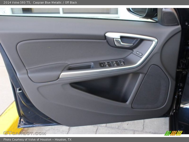 Caspian Blue Metallic / Off Black 2014 Volvo S60 T5