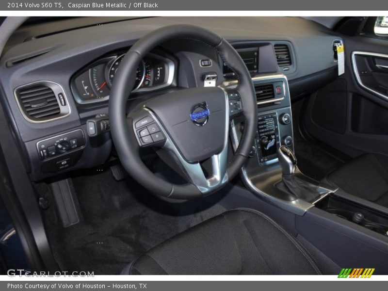 Caspian Blue Metallic / Off Black 2014 Volvo S60 T5