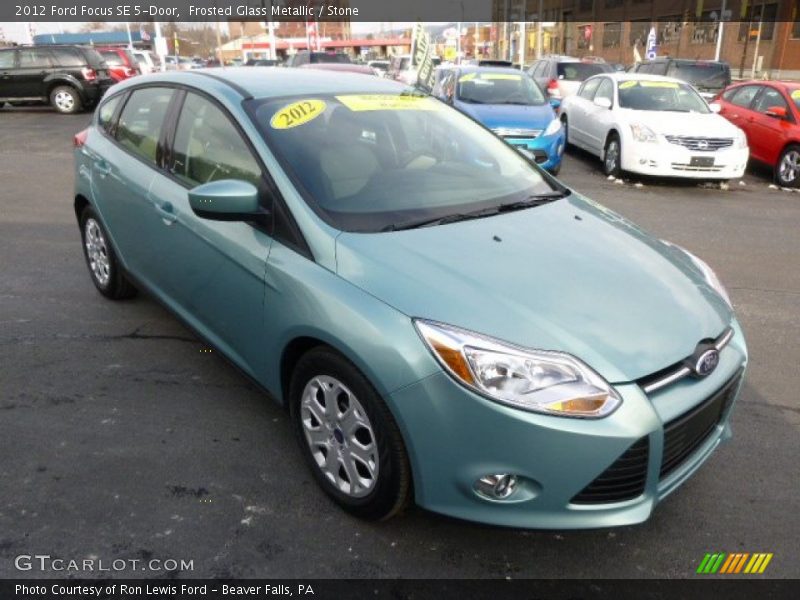 Frosted Glass Metallic / Stone 2012 Ford Focus SE 5-Door
