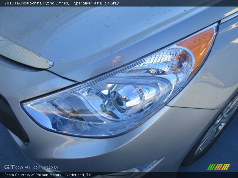 Hyper Silver Metallic / Gray 2013 Hyundai Sonata Hybrid Limited