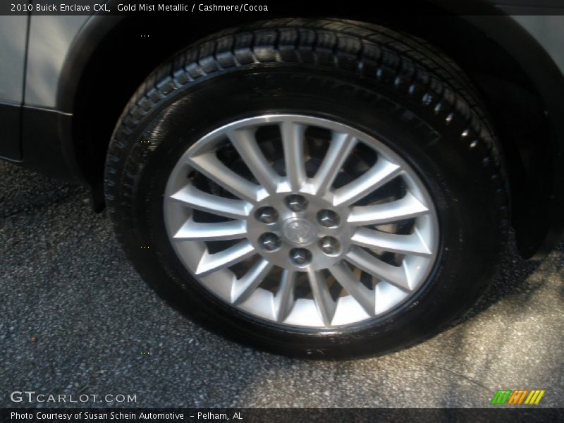 Gold Mist Metallic / Cashmere/Cocoa 2010 Buick Enclave CXL