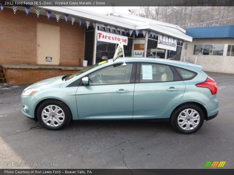 Frosted Glass Metallic / Stone 2012 Ford Focus SE 5-Door