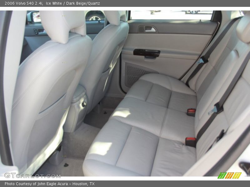 Ice White / Dark Beige/Quartz 2006 Volvo S40 2.4i