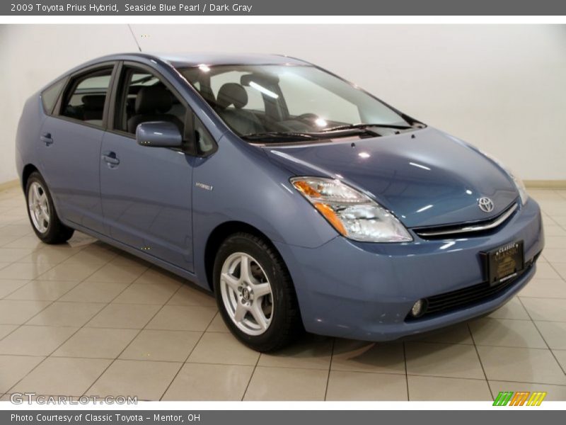 Seaside Blue Pearl / Dark Gray 2009 Toyota Prius Hybrid