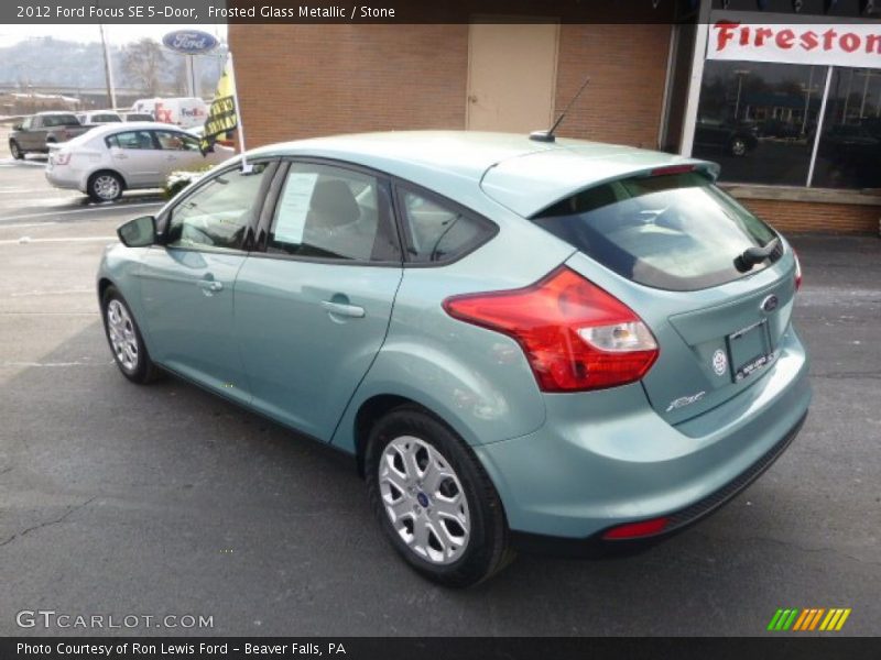Frosted Glass Metallic / Stone 2012 Ford Focus SE 5-Door