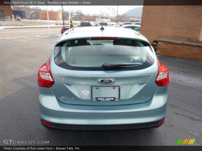 Frosted Glass Metallic / Stone 2012 Ford Focus SE 5-Door