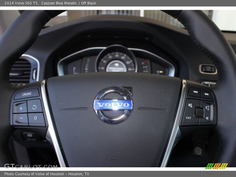 Caspian Blue Metallic / Off Black 2014 Volvo S60 T5
