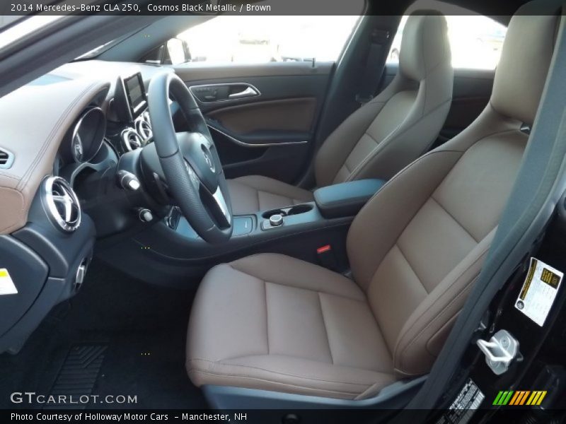 Cosmos Black Metallic / Brown 2014 Mercedes-Benz CLA 250