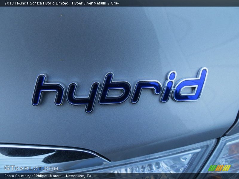 Hyper Silver Metallic / Gray 2013 Hyundai Sonata Hybrid Limited