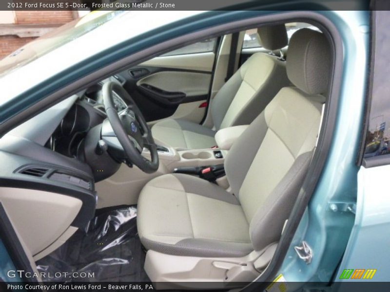 Frosted Glass Metallic / Stone 2012 Ford Focus SE 5-Door