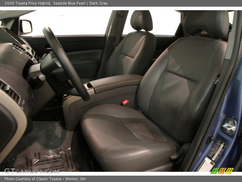 Seaside Blue Pearl / Dark Gray 2009 Toyota Prius Hybrid