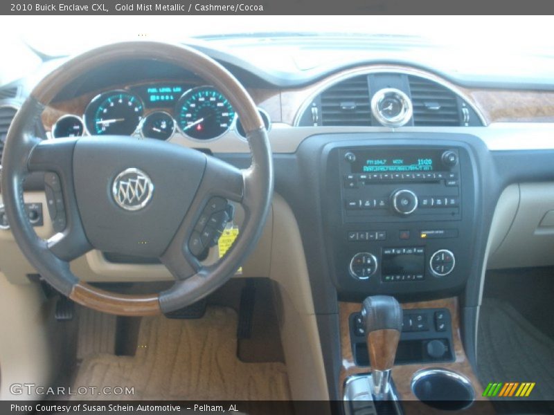 Gold Mist Metallic / Cashmere/Cocoa 2010 Buick Enclave CXL