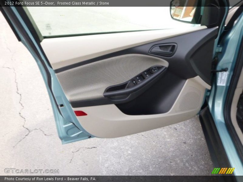 Frosted Glass Metallic / Stone 2012 Ford Focus SE 5-Door