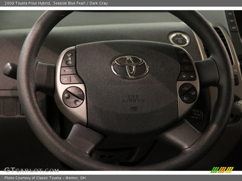 Seaside Blue Pearl / Dark Gray 2009 Toyota Prius Hybrid