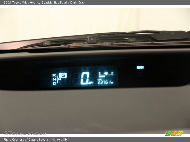 Seaside Blue Pearl / Dark Gray 2009 Toyota Prius Hybrid