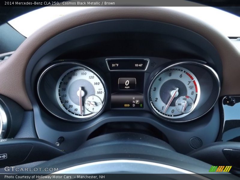 Cosmos Black Metallic / Brown 2014 Mercedes-Benz CLA 250