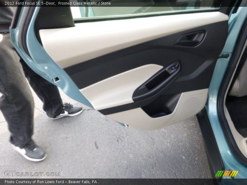 Frosted Glass Metallic / Stone 2012 Ford Focus SE 5-Door