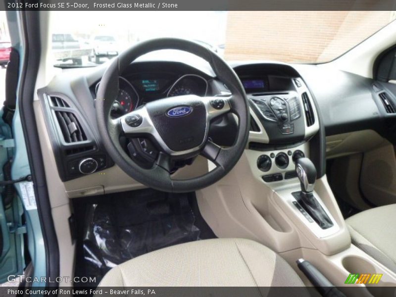 Frosted Glass Metallic / Stone 2012 Ford Focus SE 5-Door