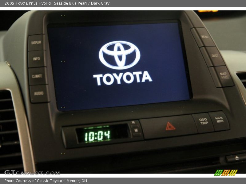 Seaside Blue Pearl / Dark Gray 2009 Toyota Prius Hybrid