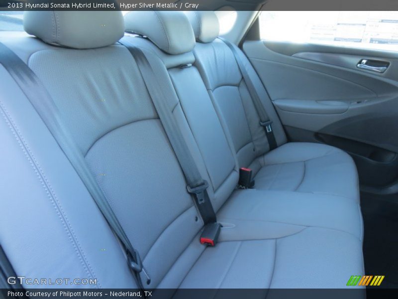 Hyper Silver Metallic / Gray 2013 Hyundai Sonata Hybrid Limited