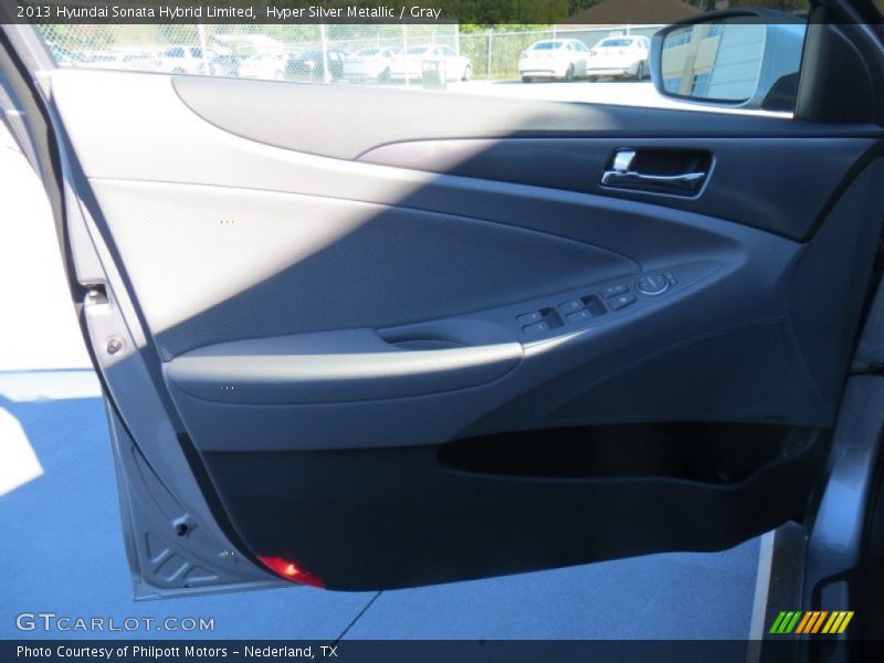 Hyper Silver Metallic / Gray 2013 Hyundai Sonata Hybrid Limited