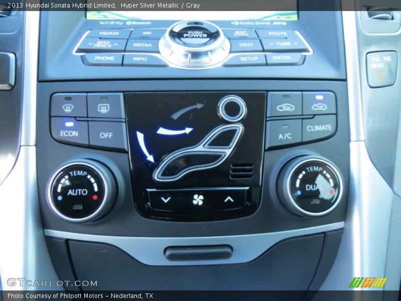 Hyper Silver Metallic / Gray 2013 Hyundai Sonata Hybrid Limited