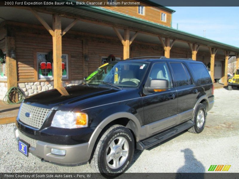 Black Clearcoat / Medium Parchment 2003 Ford Expedition Eddie Bauer 4x4