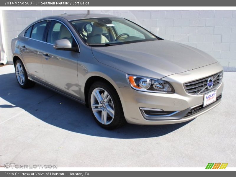 Seashell Metallic / Soft Beige 2014 Volvo S60 T5