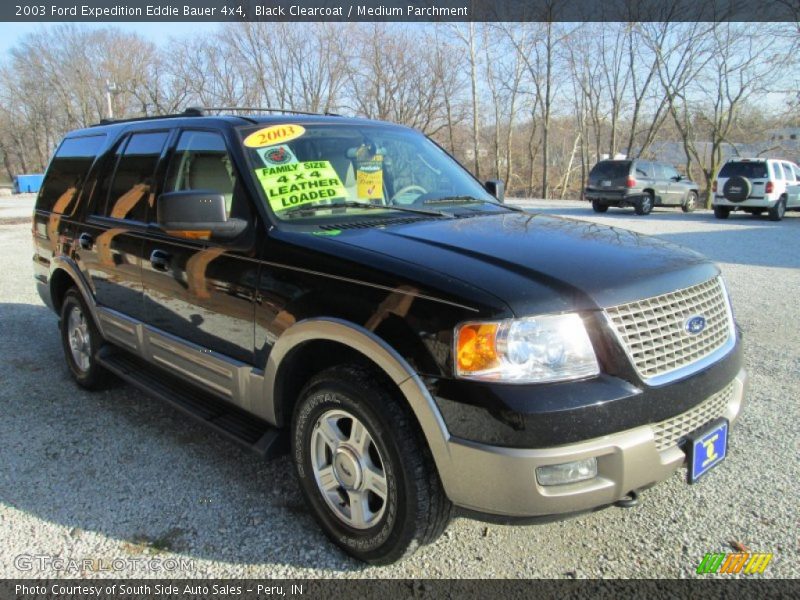 Black Clearcoat / Medium Parchment 2003 Ford Expedition Eddie Bauer 4x4
