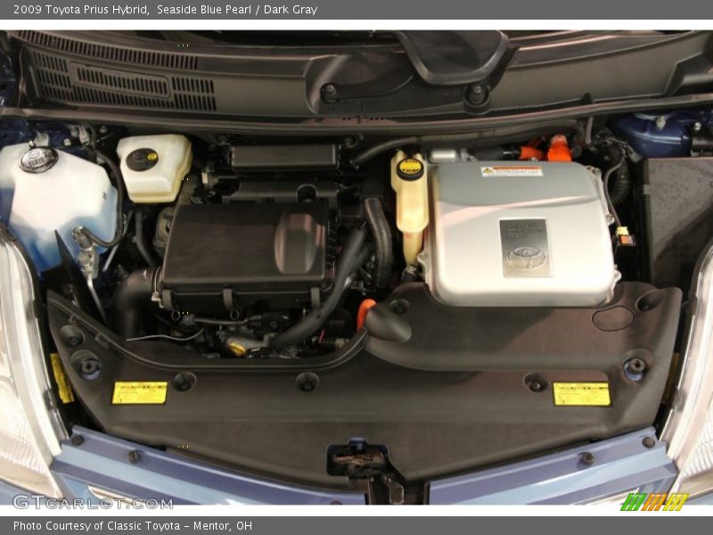 Seaside Blue Pearl / Dark Gray 2009 Toyota Prius Hybrid