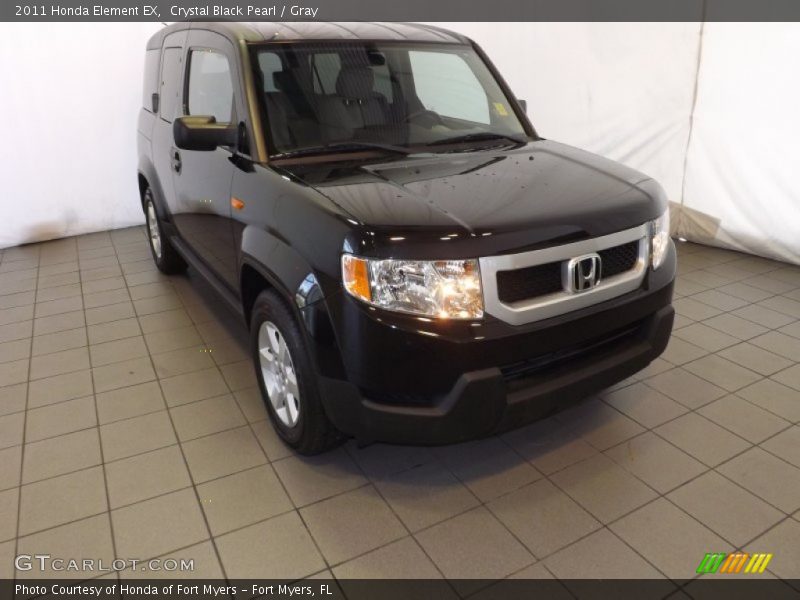 Crystal Black Pearl / Gray 2011 Honda Element EX