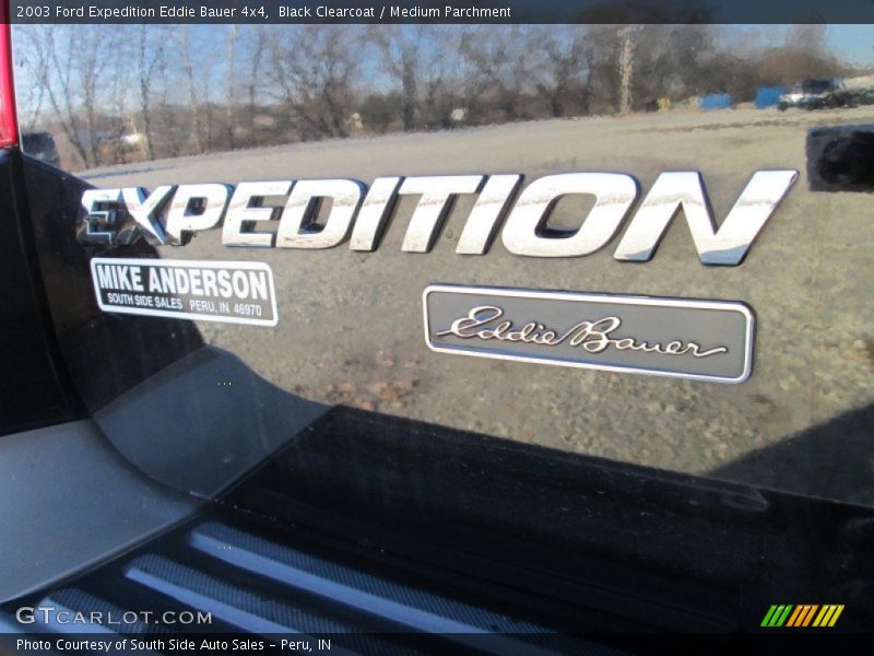 Black Clearcoat / Medium Parchment 2003 Ford Expedition Eddie Bauer 4x4