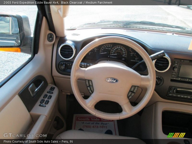 Black Clearcoat / Medium Parchment 2003 Ford Expedition Eddie Bauer 4x4